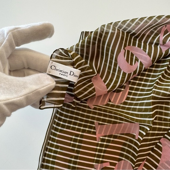 Vintage Dior Silk Scarf - Picture 2 of 4